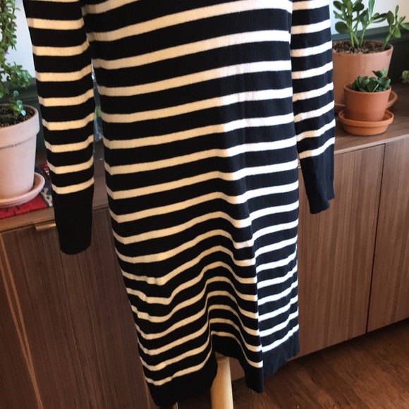 Loft Striped Sweater Dress - Picture 3 of 9